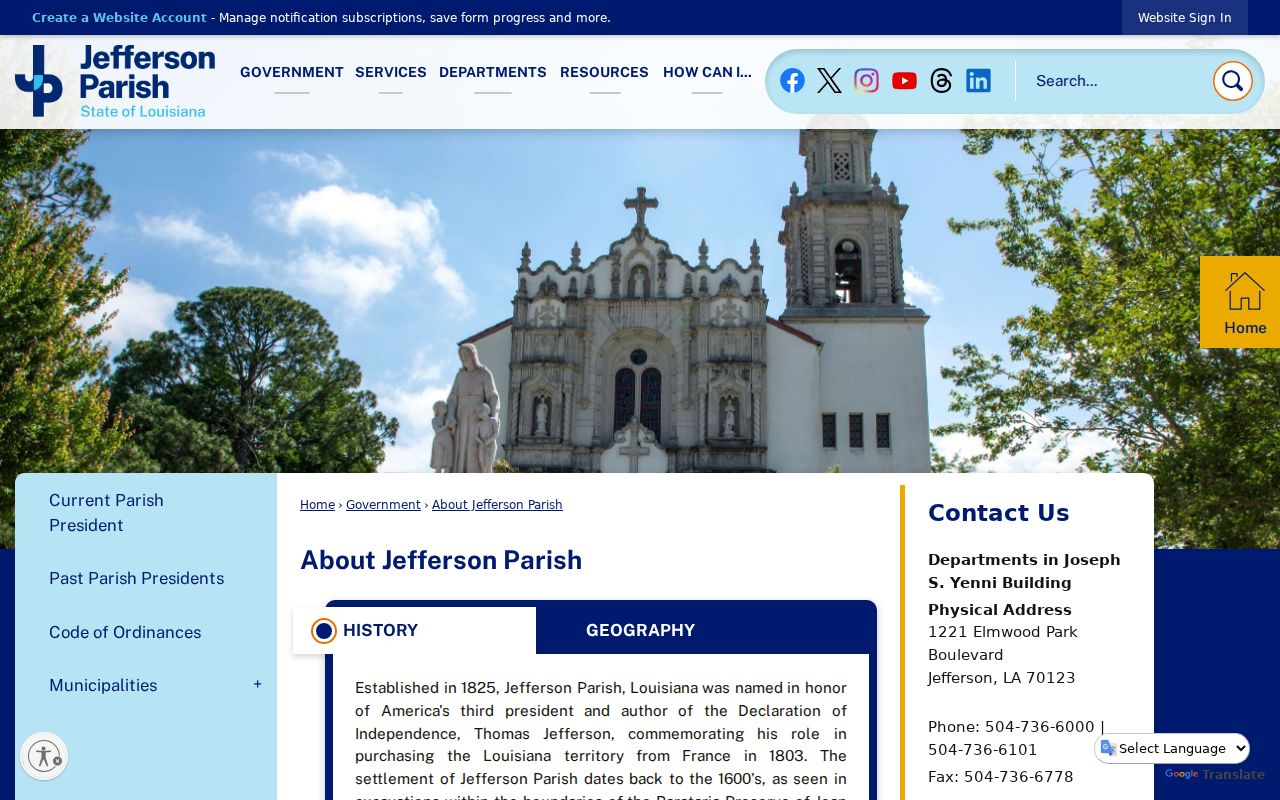 Harvey residents directory Jefferson Parish geography